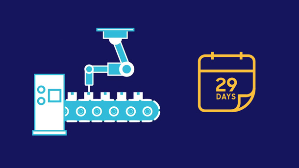 Onboarded in 29 Days Tile
